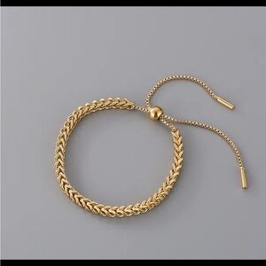 Gold Chain Adjustable Bracelet - Women Jewelry